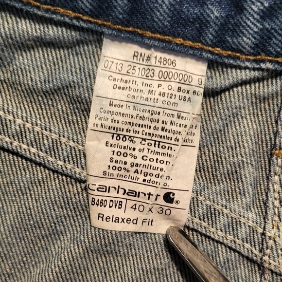 Carhartt Heavy-duty Medium Wash Jeans - Picture 8 of 10